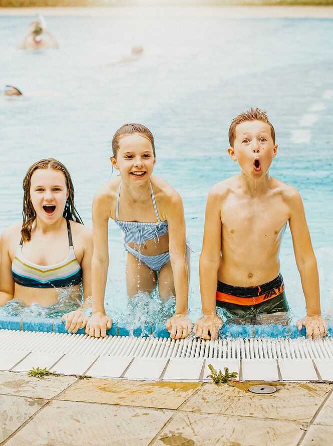 Kinder in den Erlebniswelten der Westfalen Therme