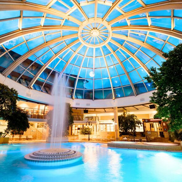 Westfalen Therme Wasserwelten im Erlebnisbad in Bad Lippspringe in NRW